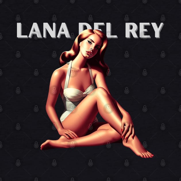 Lana Del Rey - Born To Die Pinup by Tiger Mountain Design Co.